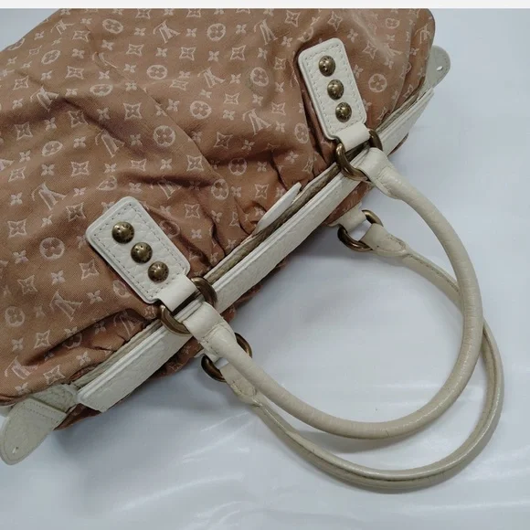 LOUIS VUITTON MINI LIN CANVAS BAG - Picture 6 of 11